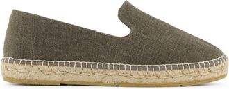 Espadrij Loafer Linen Freizeitschuhe f&uuml;r Herren | khaki