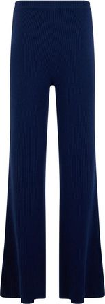 Alberta Ferretti Broeken - Dames - Wijde Broeken - Blauw - XL - Broeken