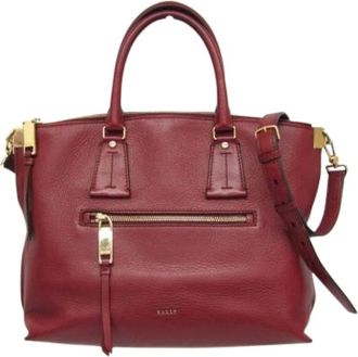 Bally Pre-owned Handbags, female, Red, Size: ONE SIZE Pre-owned Madison MD Handbag