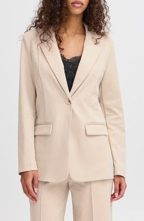Ichi Kate Long Blazer in Doeskin at Nordstrom Rack, Size Medium