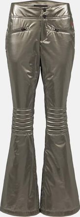 Perfect Moment Aurora low-rise metallic flared ski pants