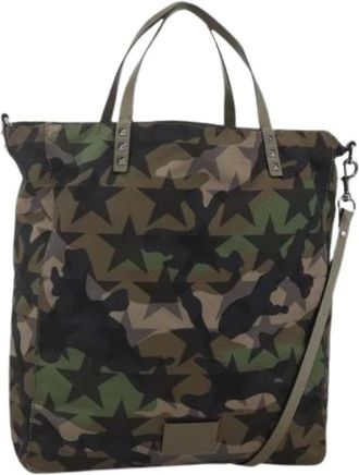 Valentino Pre-owned Tote Bags, female, Multicolor, Size: ONE SIZE Pre-owned Vintage Nylon Tote Bag