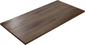 OEM Tablero Laminado Roble Chocolate 138x68 Cm Para Escritorio O Mesa