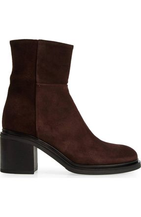 Cordani Womens Brennen Suede Block Heel Boots In Brown Suede
