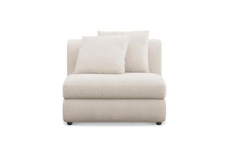 Castlery Fable Armless Sofa Customized, (Performance Boucle) Cream, Spill Resistant, Ultra Deep Seats for Sofas by Castlery