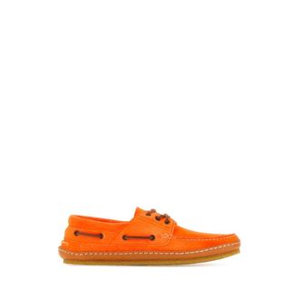 Saint Laurent Ashe Bootsschoenen - Heren - Bootschoenen - Oranje - 41 1/2 EU - Schoenen
