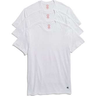 Brooks Brothers 3-Pack Crewneck Undershirts in White at Nordstrom Rack, Size Medium