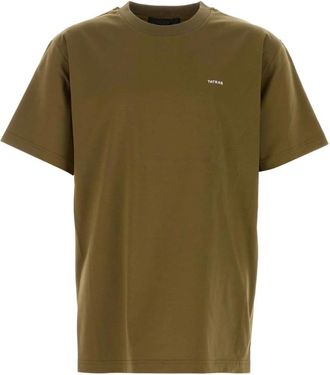 Tatras Stijlvolle Army Green Katoenen T-shirt - Heren - T-shirts - Groen - S - Katoen - Tops