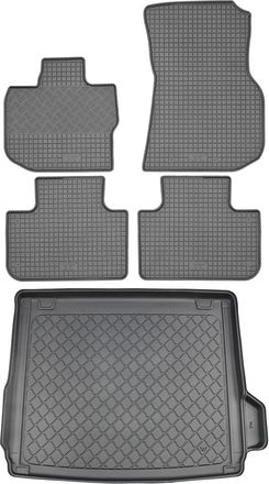 OEM Bmw X3 G01 Suv (5 Puertas) Desde Noviembre De 2017. Juego: Alfombrillas De Goma Para Coche + Alfombrilla Para Maletero