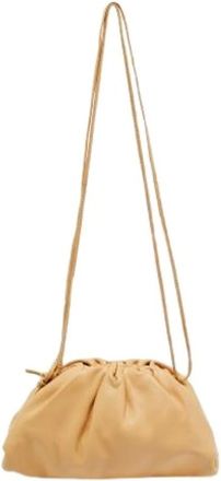 Bottega Veneta Pre-owned Mini Bags, female, Beige, Size: ONE SIZE Pre-owned Leather Pouch