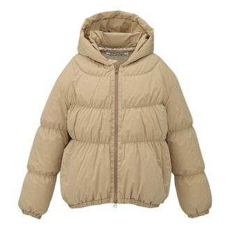 Onitsuka Tiger (WMNS) Onitsuka Tiger Hooded Down Jacket Light Khaki 2182B560-250