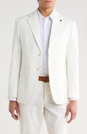 T.R. Premium Slim Fit Cotton Blend Sport Coat in White at Nordstrom Rack, Size Xx-Large