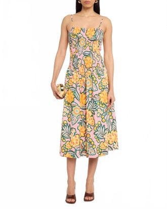 Misa Womens Roxie Floral Midi Dress In Desert Flower