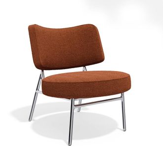 Sia Home Sill&oacute;n de sal&oacute;n tejido de rizo terracota