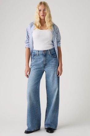 Levi's Vaqueros Lightweight de pierna ancha con cincha - Mujer - 23X29 - Lavado medio / Losing My Mind
