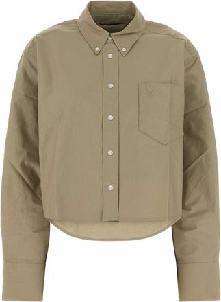 Ami Ami Dove Grey Oxford Oversize Shirt