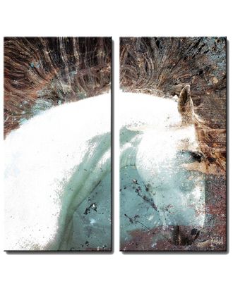 Ready2HangArt Equestrian Saddle Ink PSII Canvas Wall Art by Tristan Scott