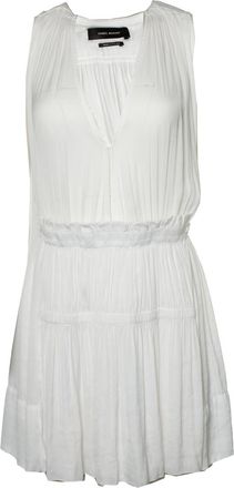 Isabel Marant Isabel Marant, Witte transparante jurk met ruffles