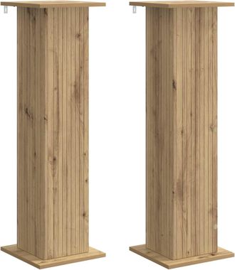 vidaXL Soporte De Plantas 2 Uds. Roble Artisan 30,5 X 30 X 100,5 Cm Vidaxl