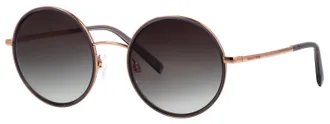 Marc O'Polo Sonnenbrille MARC OPOLO Modell 508001, Damen, ros&eacute;, navy, leicht gl&auml;nzend, metallic, Sonnenbrillen Sonnenbrille, Form Rund, Logoschriftzug auf B&uuml;gel, 