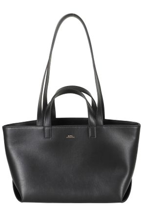 A.P.C. Black Small Le Drummer Leather Shoulder Bag