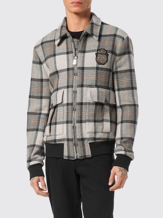 Billionaire Boys Club Overshirt in lana vergine e cashmere check