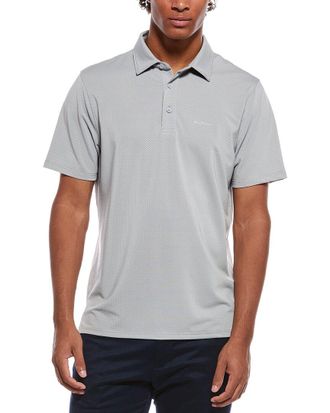 Ben Sherman Dobby Jacquard Tech Pique Sport Fit Polo Shirt
