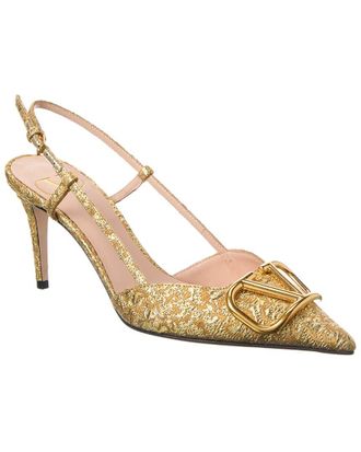 Valentino Vlogo 80 Jacquard Slingback Pump