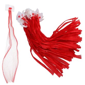 Cabilock 100pcs Reusable Plastic Mesh Produce Bags for Fruit and Vegetable Storage for Grocery Shopping and Kitchen Organization