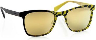 Italia Independent II 0024T 063.000 Mens Sunglasses Yellow Size 53