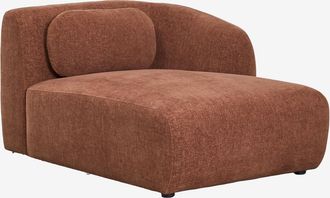 Sklum M&oacute;dulo Chaise Longue Derecho Para Sof&aacute; Modular En Chenilla Coquette Sklum