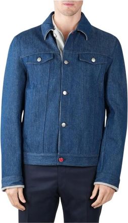 Kiton Uomo, Giacche, Blu, M, new