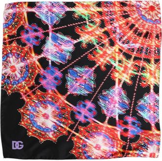 Dolce & Gabbana Vierkante Foulard Sjaal - Heren - Accessoires - Veelkleurig - ONE Size - Accessoires