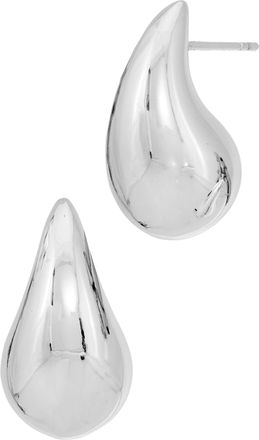 Savvy Cie Jewels STERLING SILVER RHODIUM PLATE EARRINGS