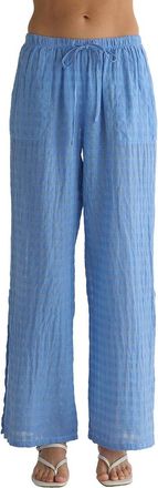 Bella Dahl Side Slit Linen-Blend Beach Pant