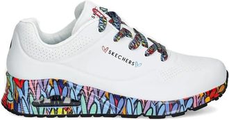 Skechers x JGoldcrown Ravaged Loveheart sneakers - women - Rubber/Fabric/Polyurethane - 36 - White