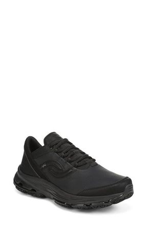 Ryk&auml; Devotion SR Walking Shoe in Black Leather at Nordstrom, Size 9.5