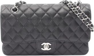 Chanel Pre-owned Vintage Schoudertas - Dames - Vintage Schoudertas - Zwart - ONE Size - Leer - Vintage