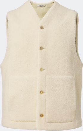 Auralee Gilet reversibile in shearling