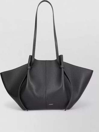 Yuzefi mochi shoulder bag textured long handles knots