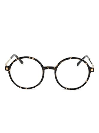 Mykita round-frame glasses - unisex - Acetate - 50 - Brown