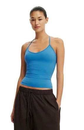 Cotton On Womens Hold Me Tie Halter in Cobalt at Nordstrom, Size Xx-Small