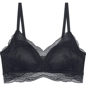 Triumph Lift Smart Wireless Bra in Black at Nordstrom, Size X-Small