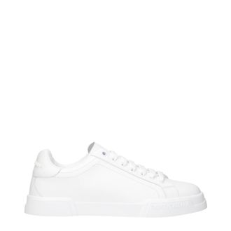 Dolce & Gabbana Dolce & Gabbana Sneakers Portofino Uomo Pelle Bianca