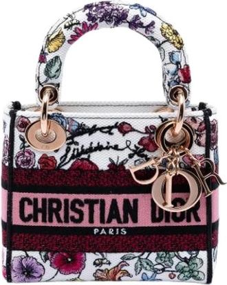 Dior Pre-owned Lady D-Lite Mini Bag - Dames - Vintage Mini Tas - Veelkleurig - ONE Size - Vintage