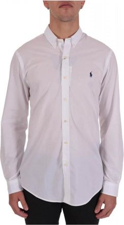 Ralph Lauren Heren, Overhemden, Wit, Maat: 2XL Katoen