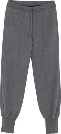 Tom Ford Grijze Zijden & Nylon Broek - Dames - Sweatpants - Grijs - M - Nylon - Broeken