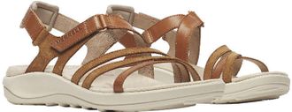 Merrell Sandale MERRELL HARBOR BACKSTRAP, Damen, Gr. 37, braun (hazel), Leder, Schuhe Sandale