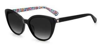 Kate Spade New York Amberlee/S 807/WJ Womens Sunglasses Black Size 55