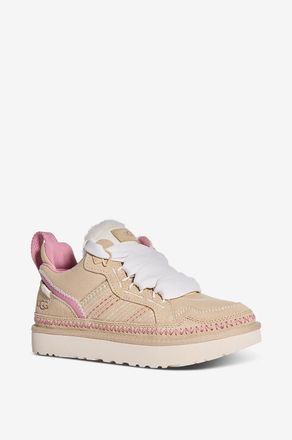 UGG Niedrige Sneaker mit Schn&uuml;rung aus besticktem Wildleder Lowmel Meadow